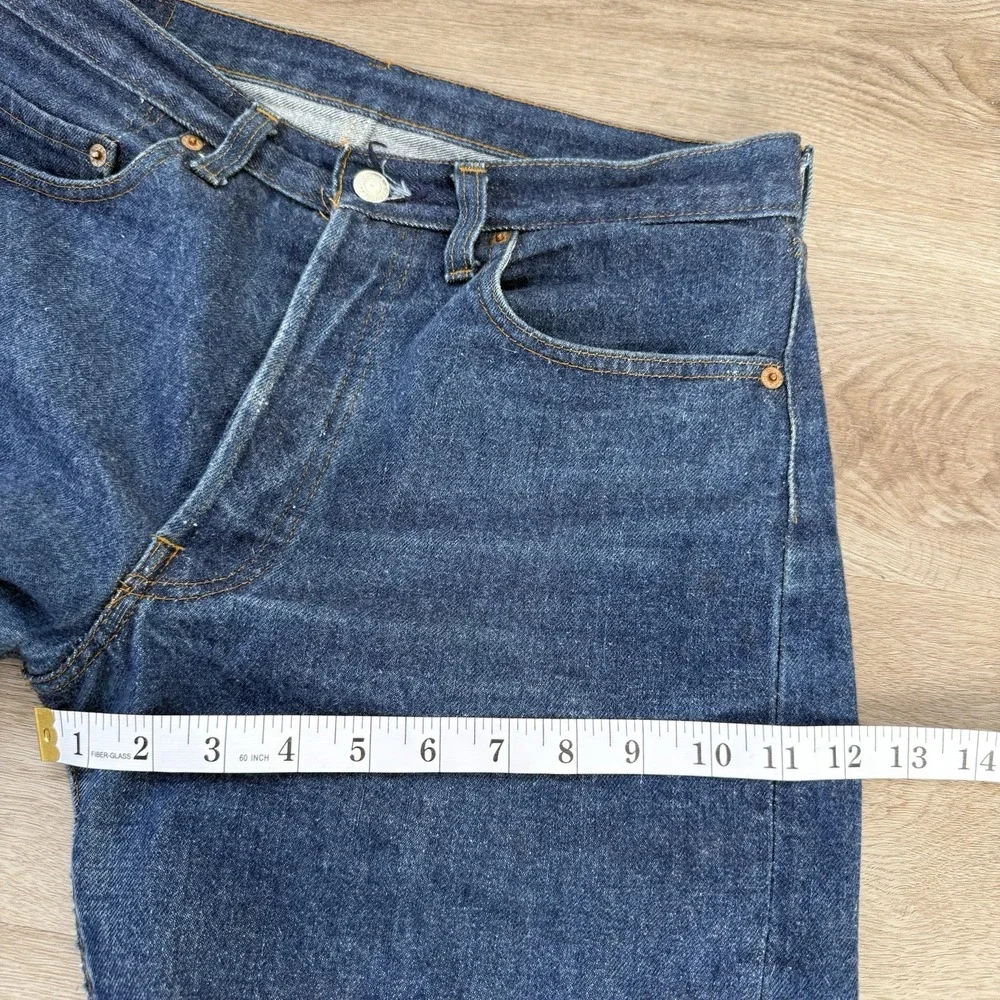 Vintage 80s Levis 501 0000 XX Jeans Made in USA Button 524 Denim Actual 32x26.5